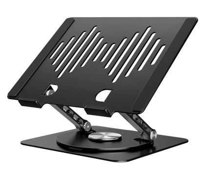 Podkładka chłodząca pod laptopy Silver Monkey Aluminiowa obrotowa podstawka pod laptopa Ergo 360